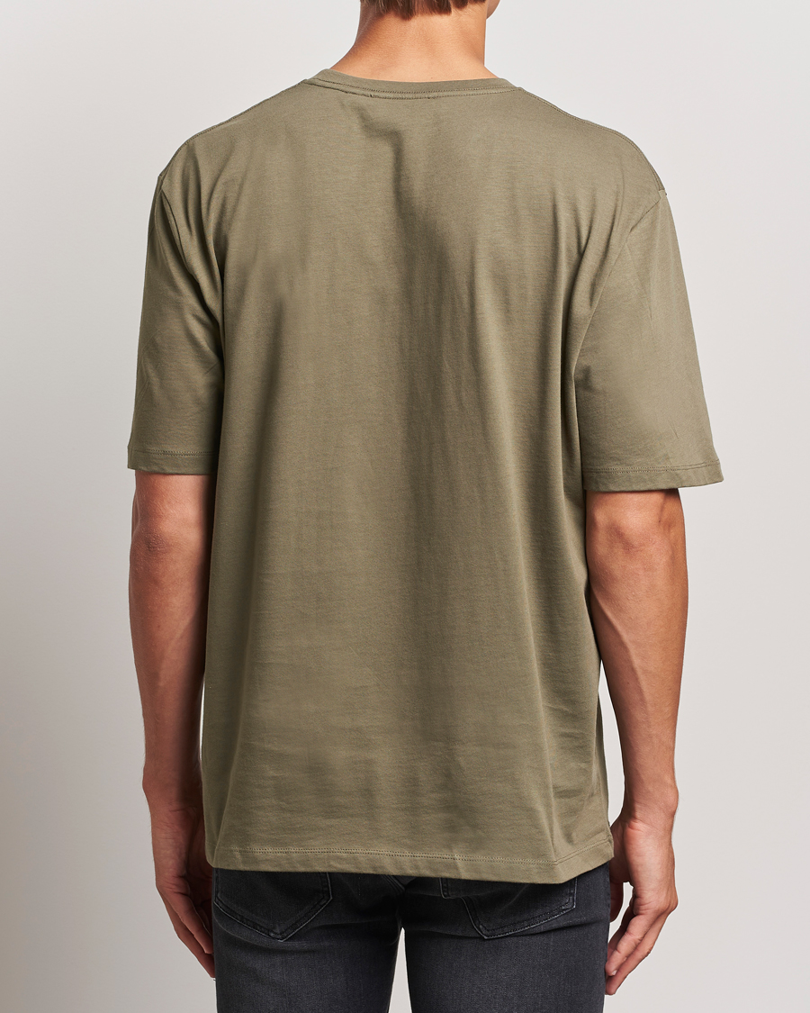 Homme | T-shirts | Tiger of Sweden | Pro Cotton Logo T-Shirt October Sage