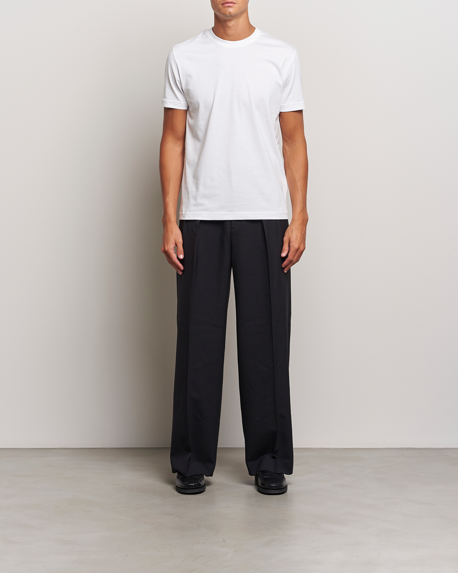 Homme | T-shirts | Tiger of Sweden | Dillan Crew Neck T-Shirt Pure White