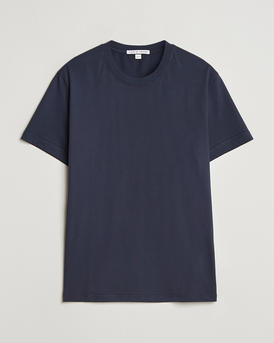 Homme | T-shirts | Tiger of Sweden | Dillan Crew Neck T-Shirt Light Ink