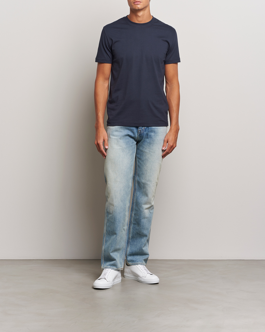 Homme | T-shirts | Tiger of Sweden | Dillan Crew Neck T-Shirt Light Ink