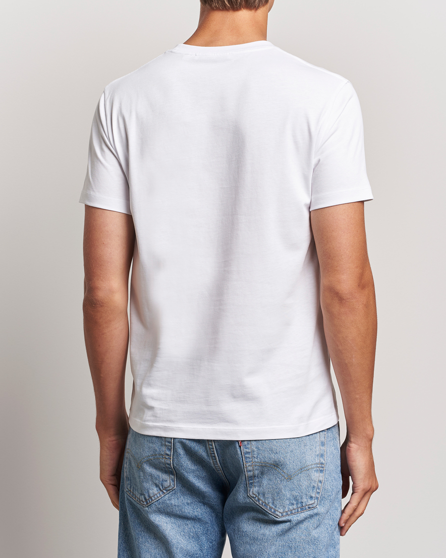 Homme | T-shirts | Tiger of Sweden | Dillan Logo Crew Neck T-Shirt Pure White
