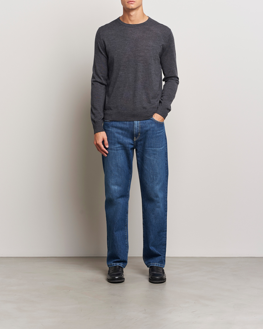Homme | Pulls Et Tricots | Tiger of Sweden | Connor Crew Neck Pullover Grey Street