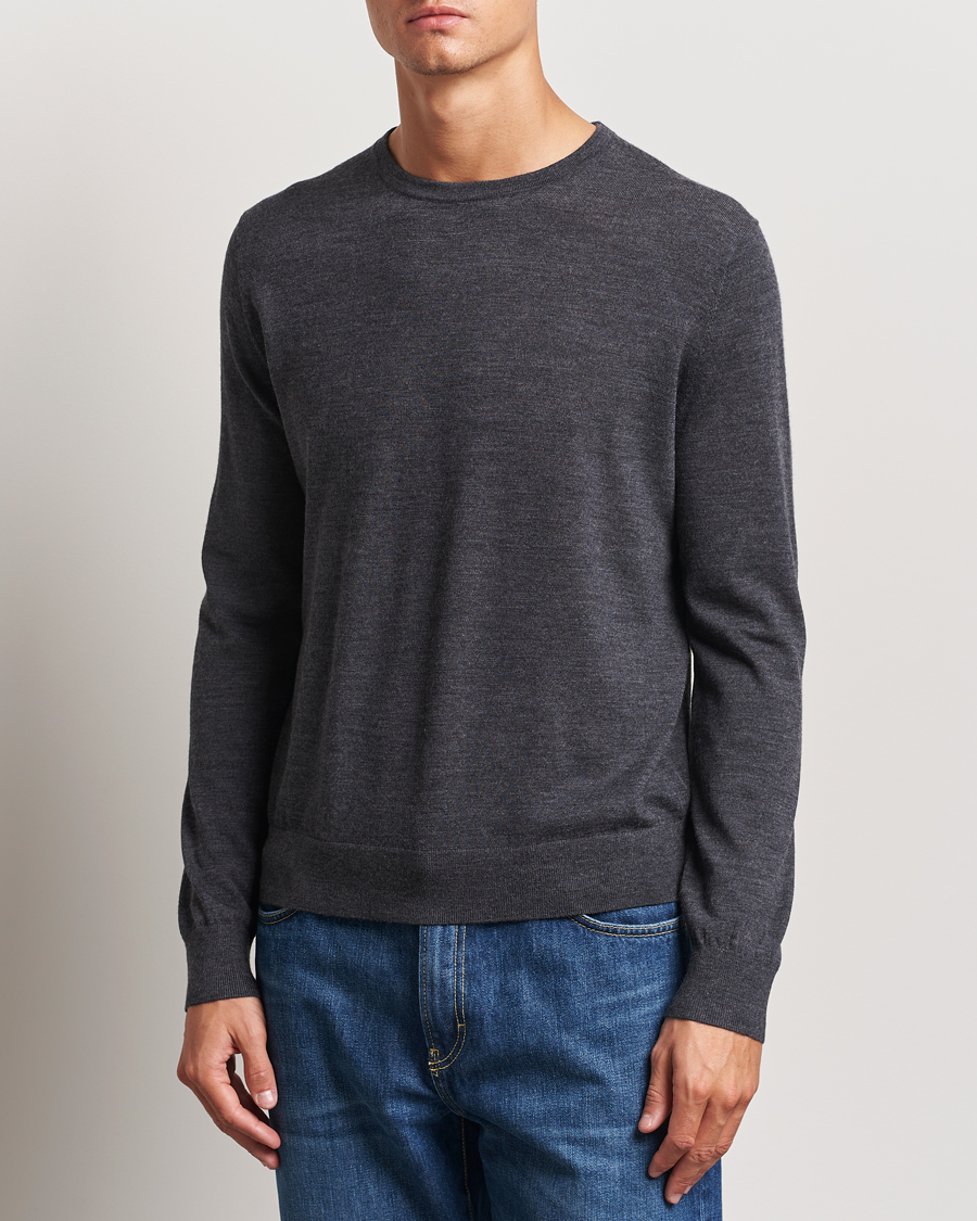 Homme | Pulls Et Tricots | Tiger of Sweden | Connor Crew Neck Pullover Grey Street