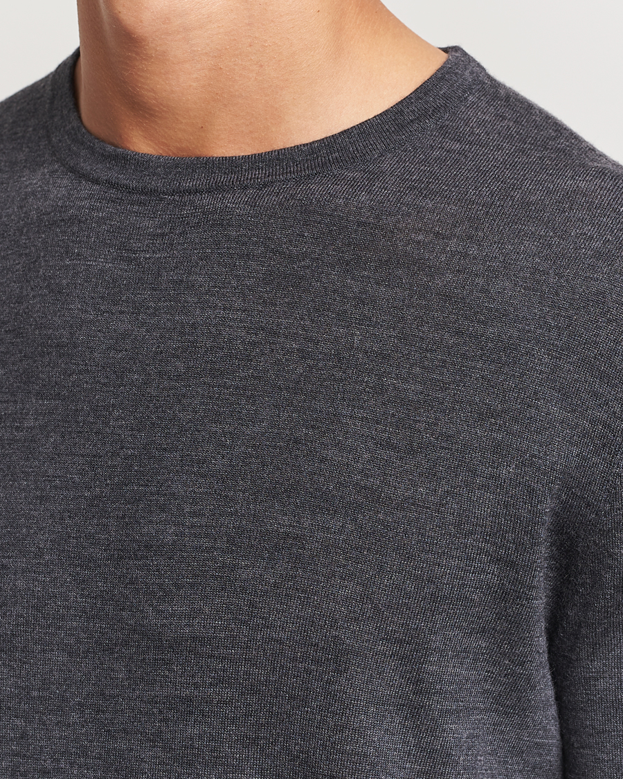 Homme | Pulls Et Tricots | Tiger of Sweden | Connor Crew Neck Pullover Grey Street