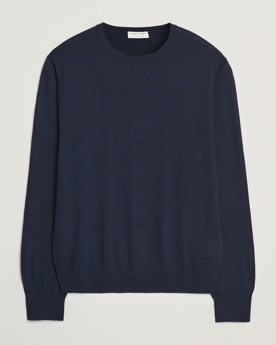 Homme | Pulls Et Tricots | Tiger of Sweden | Connor Crew Neck Pullover Light Ink