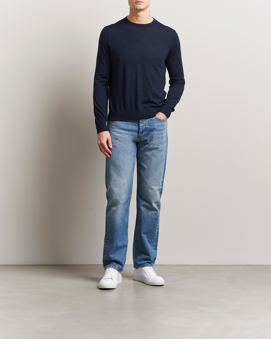 Homme | Pulls Et Tricots | Tiger of Sweden | Connor Crew Neck Pullover Light Ink