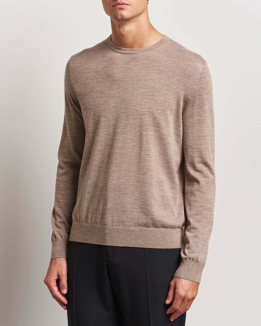 Homme | Pulls Et Tricots | Tiger of Sweden | Connor Crew Neck Pullover Beige Melange