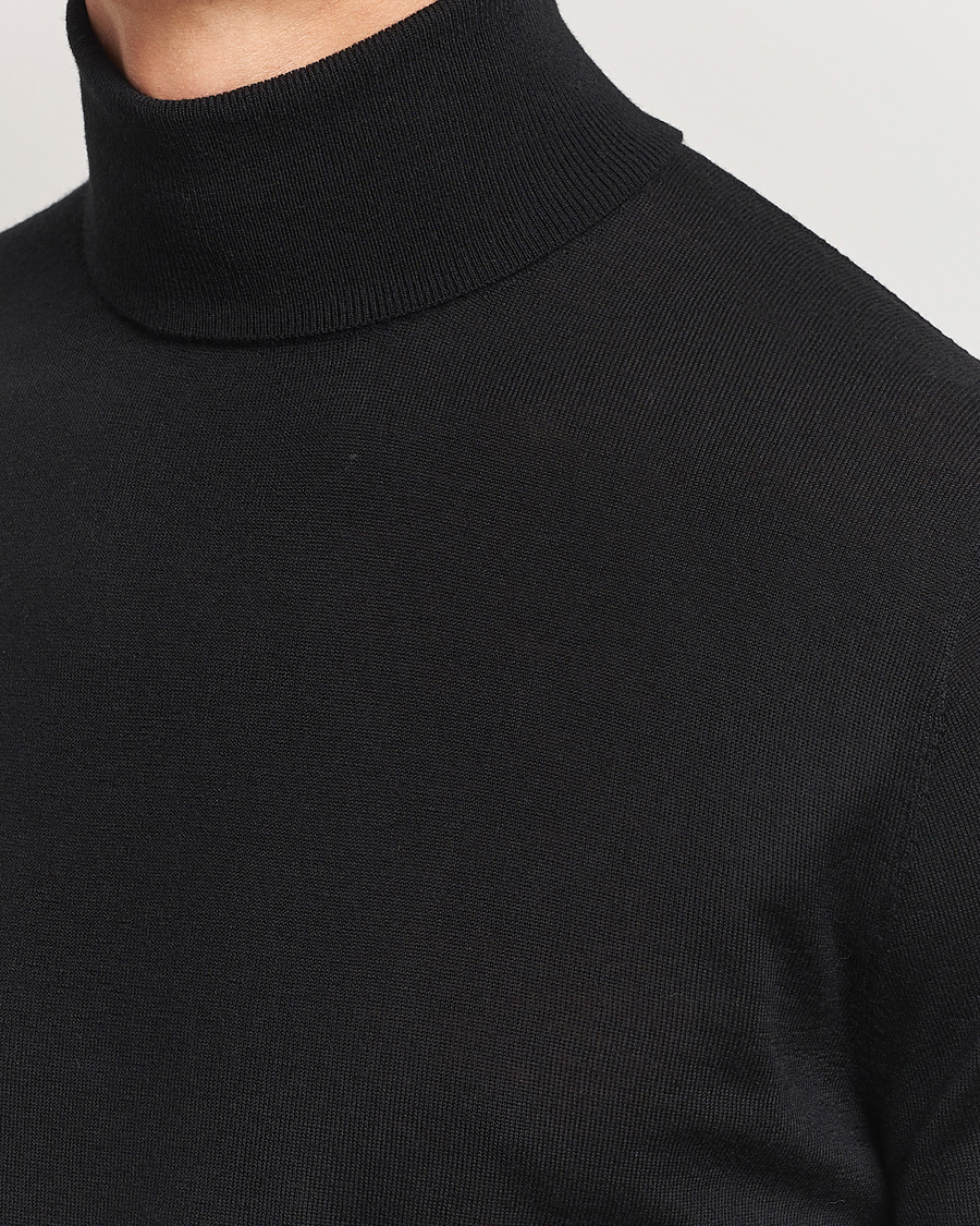 Homme | Pulls Et Tricots | Tiger of Sweden | Nevile Extra Fine Merino Polo Black