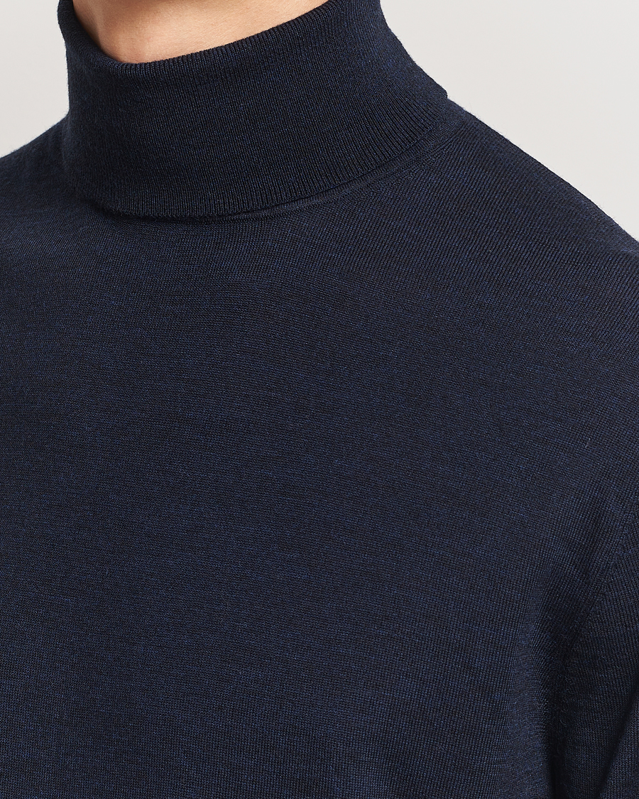 Homme | Pulls Et Tricots | Tiger of Sweden | Nevile Extra Fine Merino Polo Light Ink