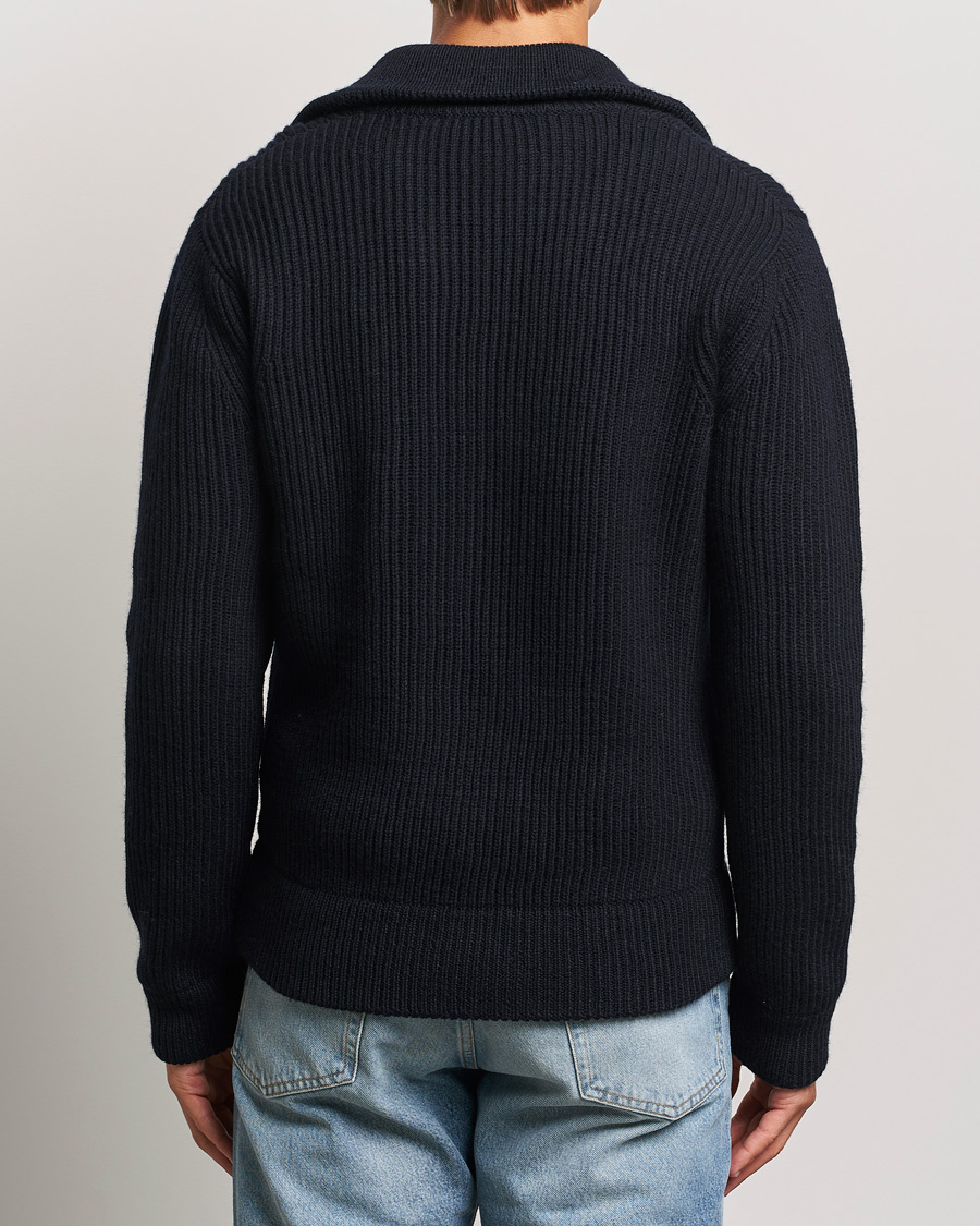 Homme | Pulls Et Tricots | Tiger of Sweden | Niall Heavy Knitted Full Zip Light Ink