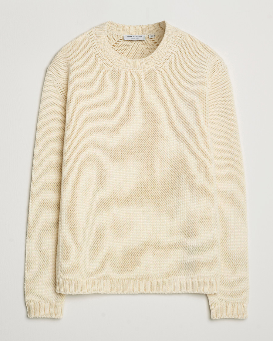 Homme | Pulls Et Tricots | Tiger of Sweden | Gregory Swedish Wool Sweater Seashell
