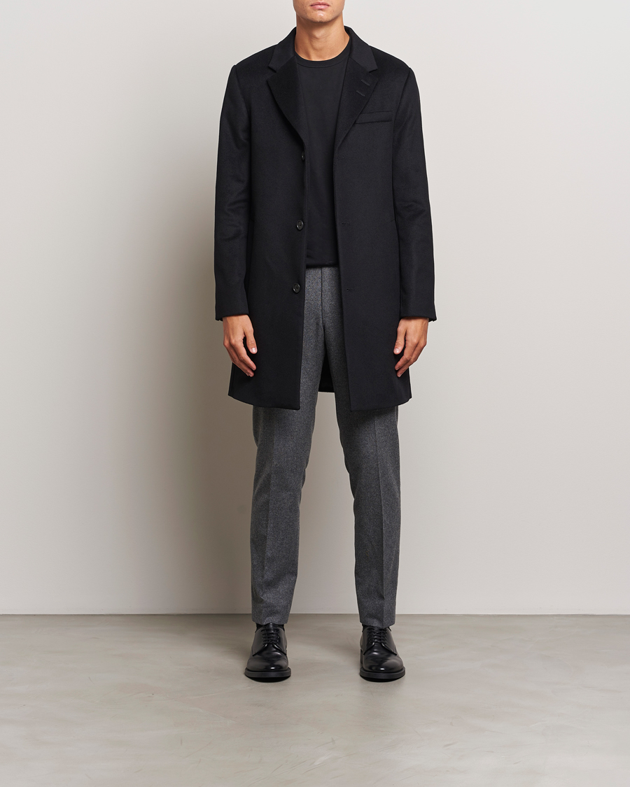 Homme | Manteaux Et Vestes | Tiger of Sweden | Finnan Wool/Cashmere Coat Black