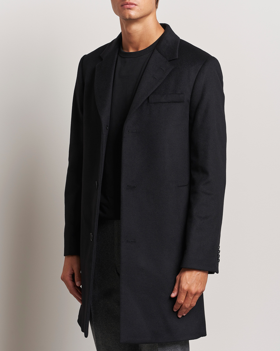 Homme | Manteaux Et Vestes | Tiger of Sweden | Finnan Wool/Cashmere Coat Black