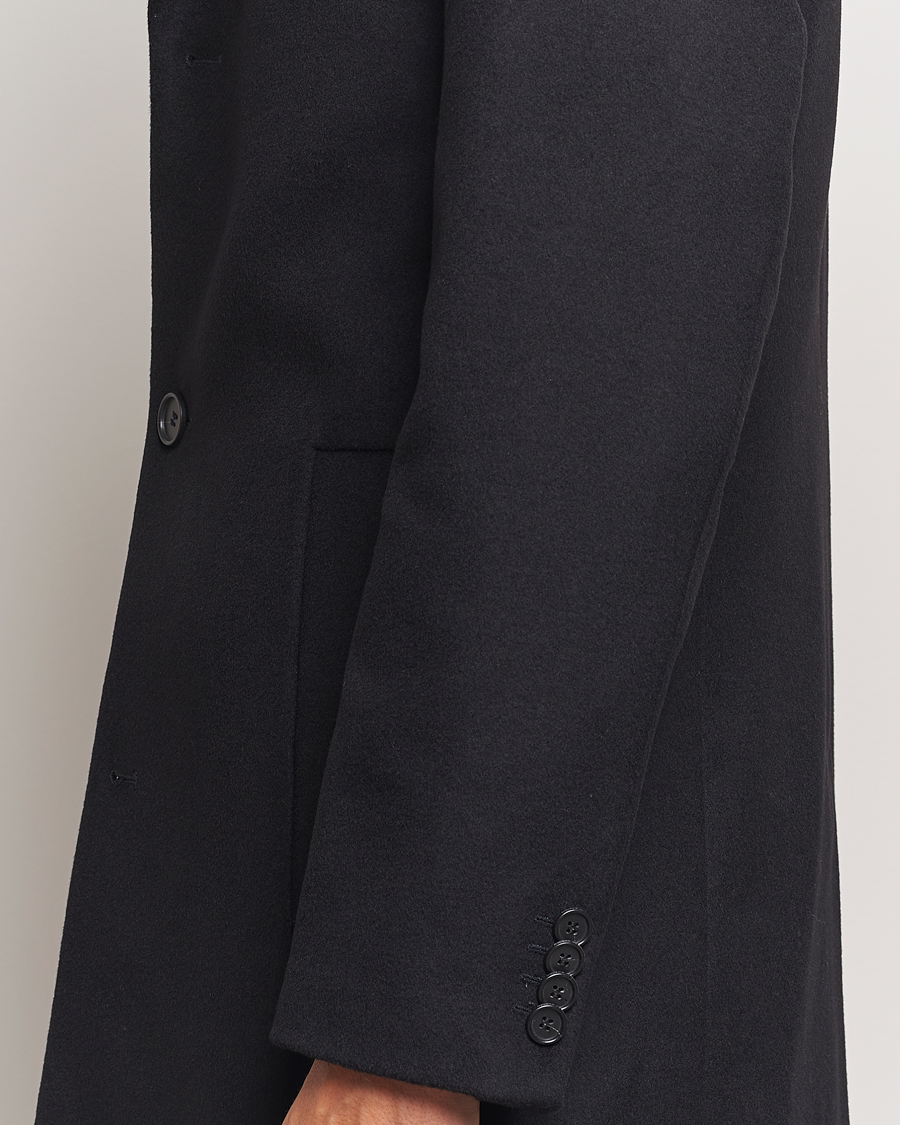 Homme | Manteaux Et Vestes | Tiger of Sweden | Finnan Wool/Cashmere Coat Black