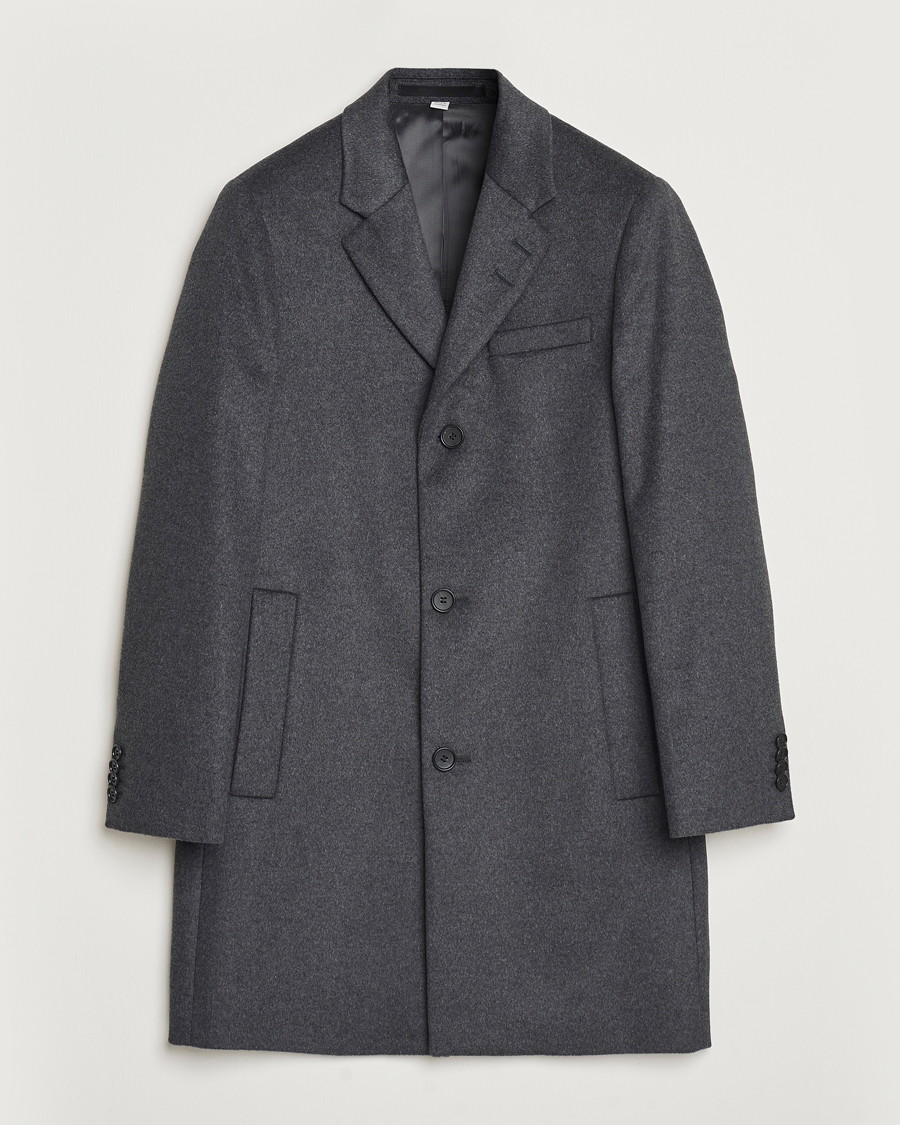 Homme | Manteaux Et Vestes | Tiger of Sweden | Finnan Wool/Cashmere Coat Grey Melange