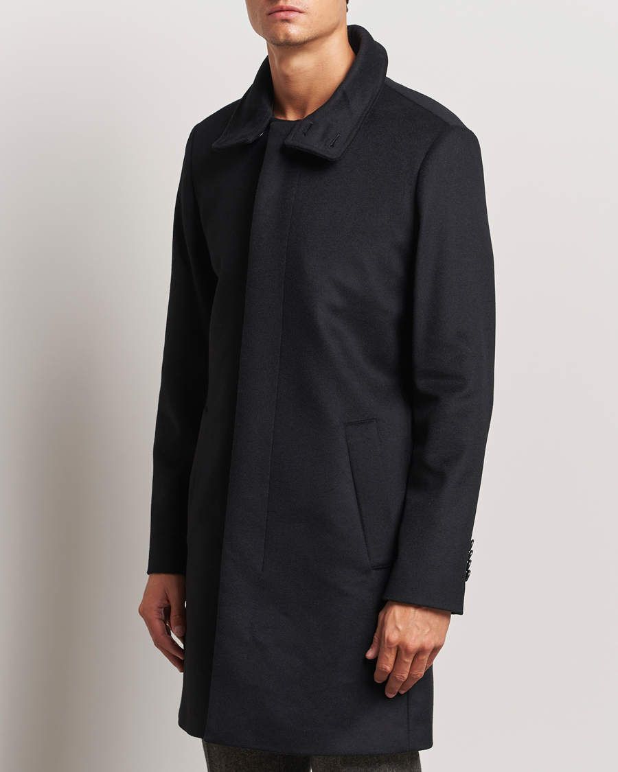 Homme | Manteaux Et Vestes | Tiger of Sweden | Aleric Stand Up Collar Coat Black