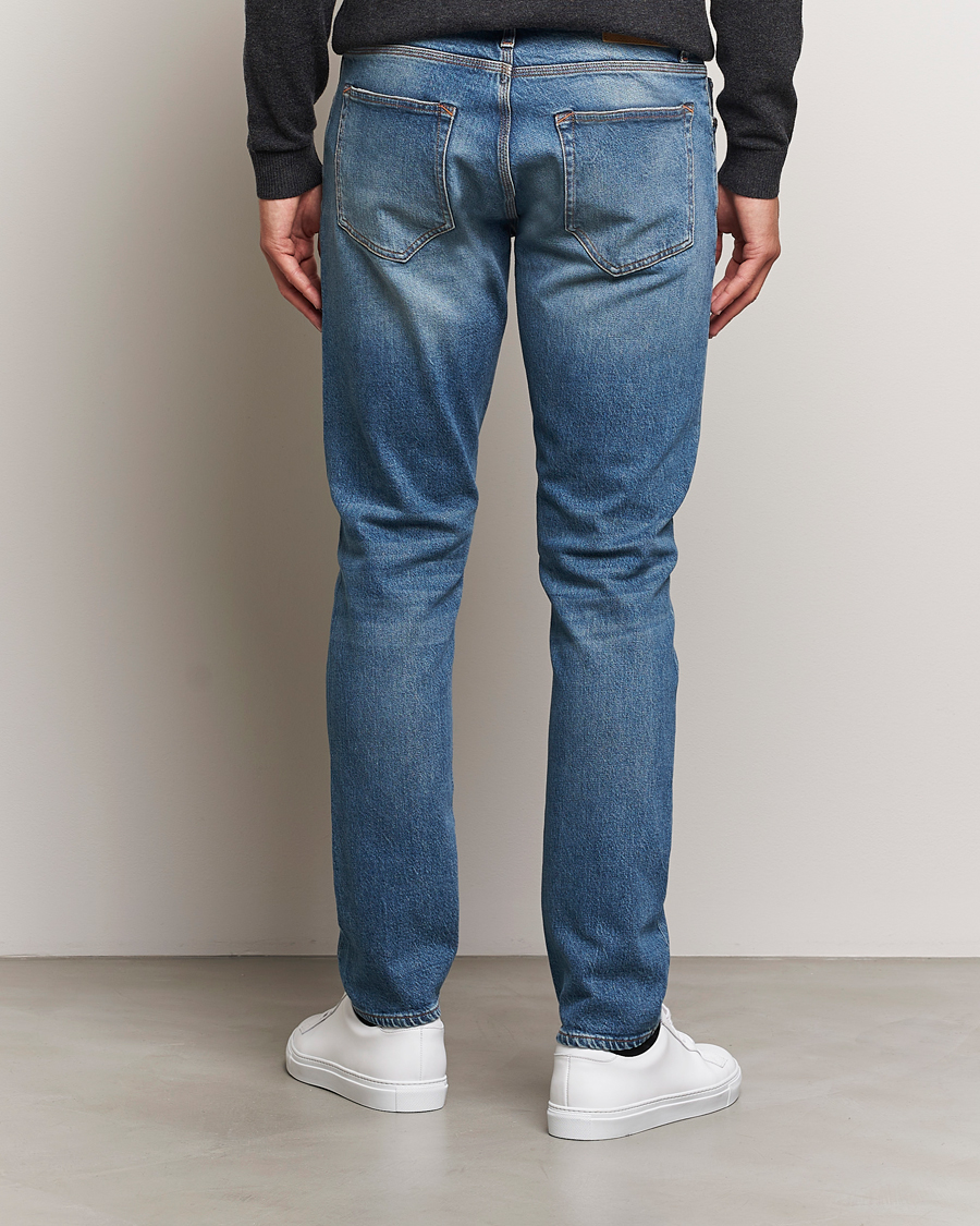 Homme | Jeans | Tiger of Sweden | Pistolero Stretch Cotton Jeans Medium Blue