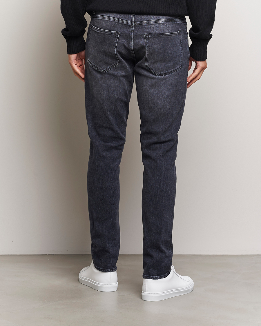 Homme | Jeans | Tiger of Sweden | Pistolero Stretch Cotton Jeans Washed Black
