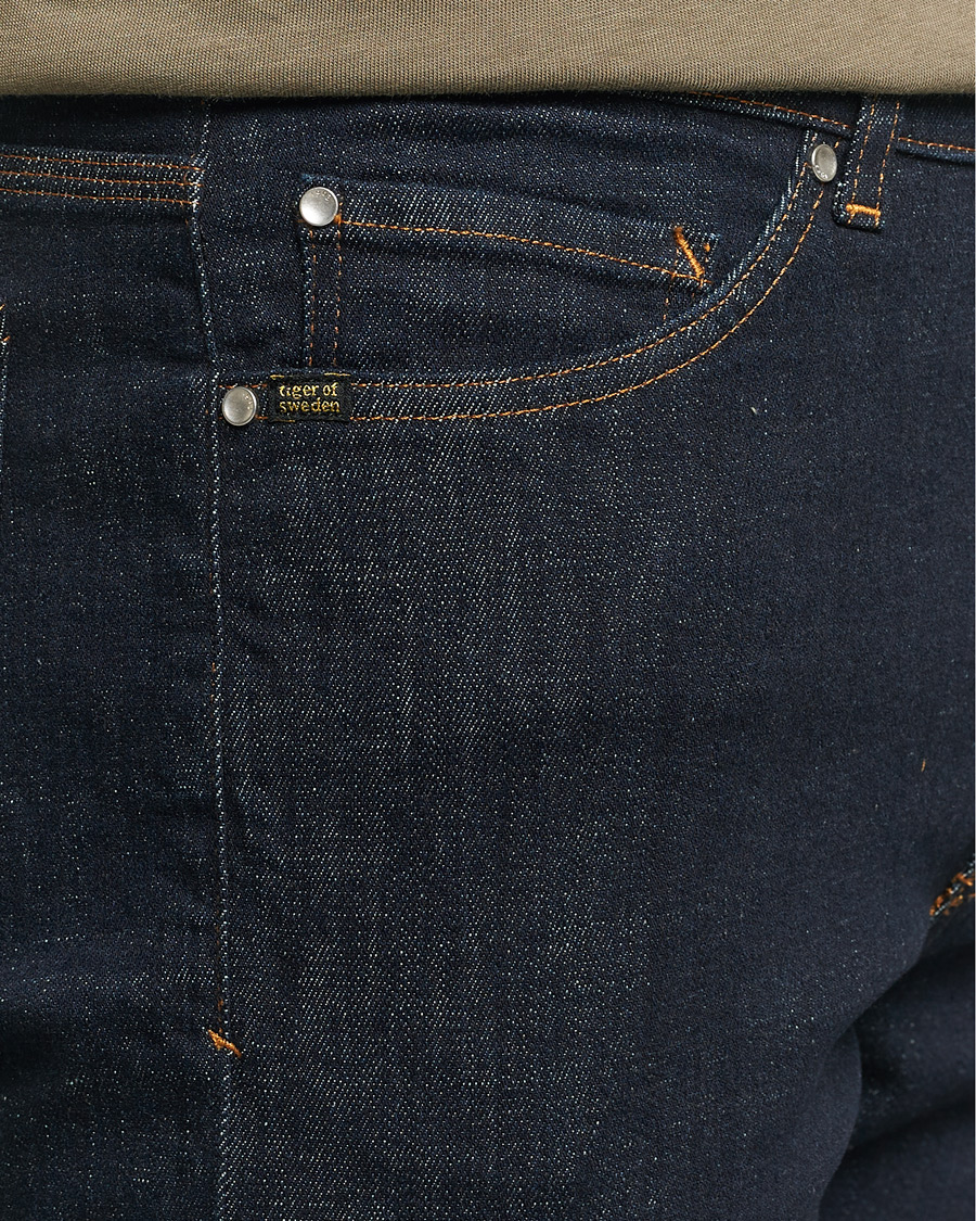 Homme | Jeans | Tiger of Sweden | Evolve Stretch Cotton Jeans Royal Blue