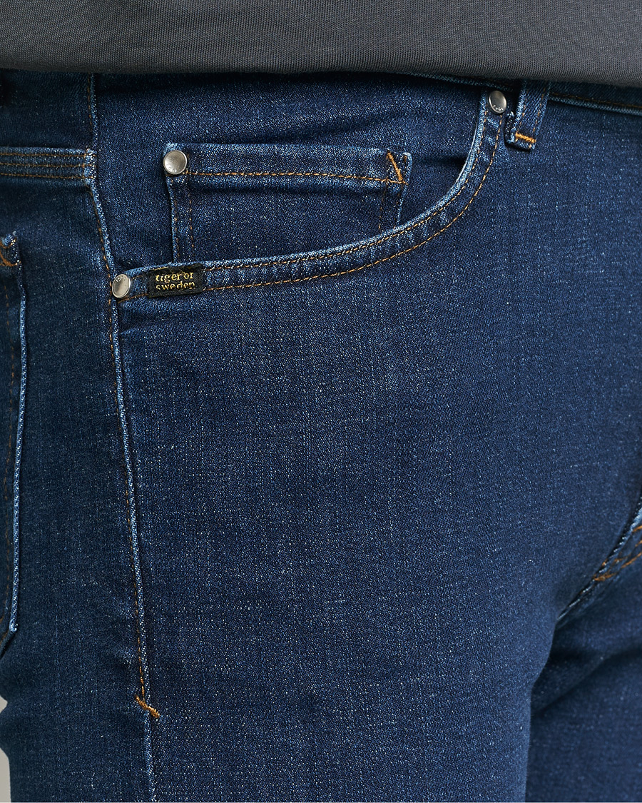 Homme | Jeans | Tiger of Sweden | Evolve Stretch Cotton Jeans Medium Blue