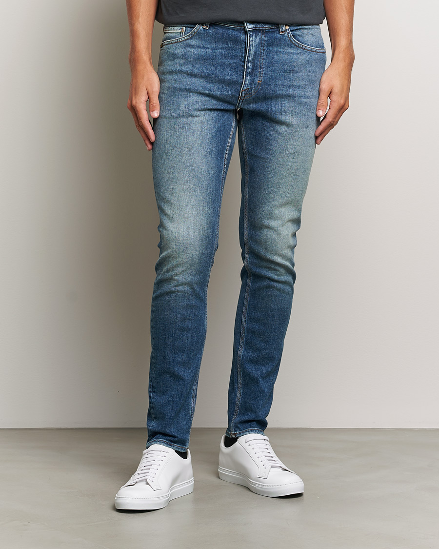 Homme | Jeans | Tiger of Sweden | Evolve Stretch Cotton Jeans Medium Blue