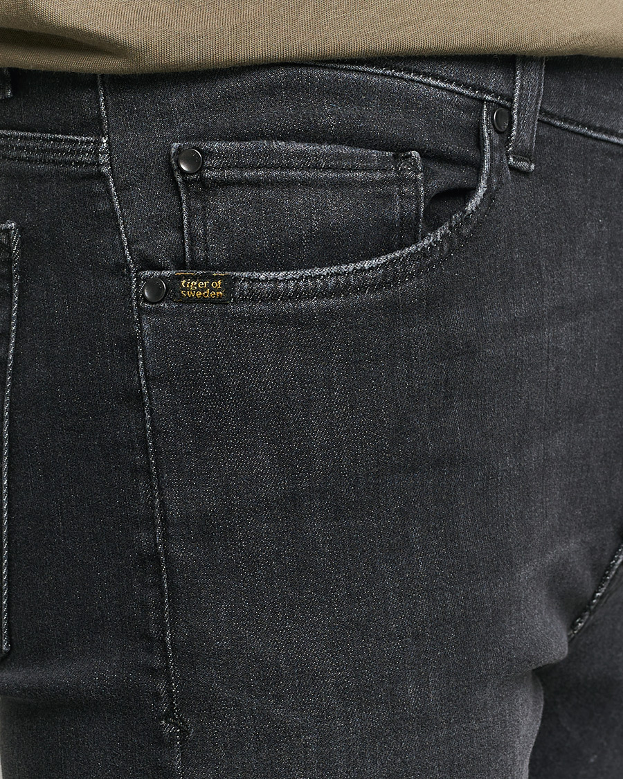 Homme | Jeans | Tiger of Sweden | Evolve Stretch Cotton Jeans Washed Black