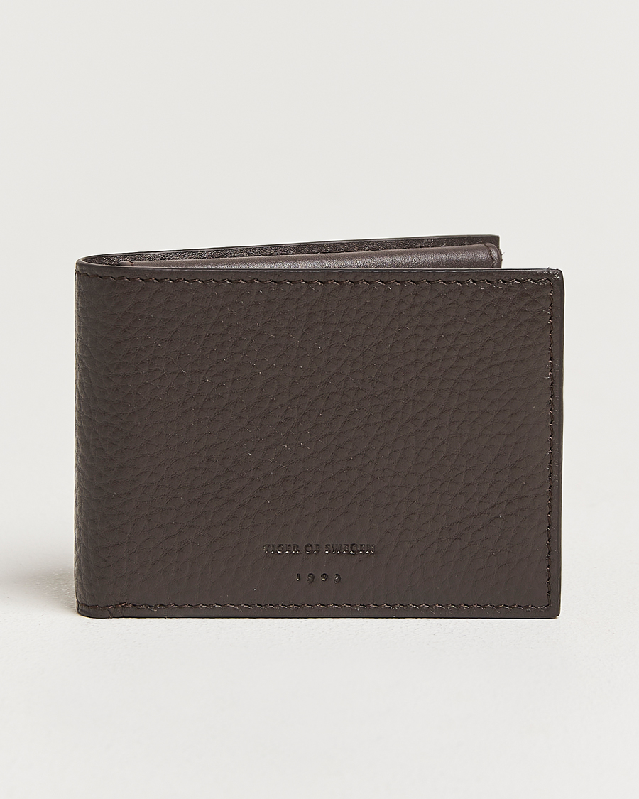 Homme | Tiger of Sweden Wivalius Leather Wallet Dark Brown | Tiger of Sweden | Wivalius Leather Wallet Dark Brown