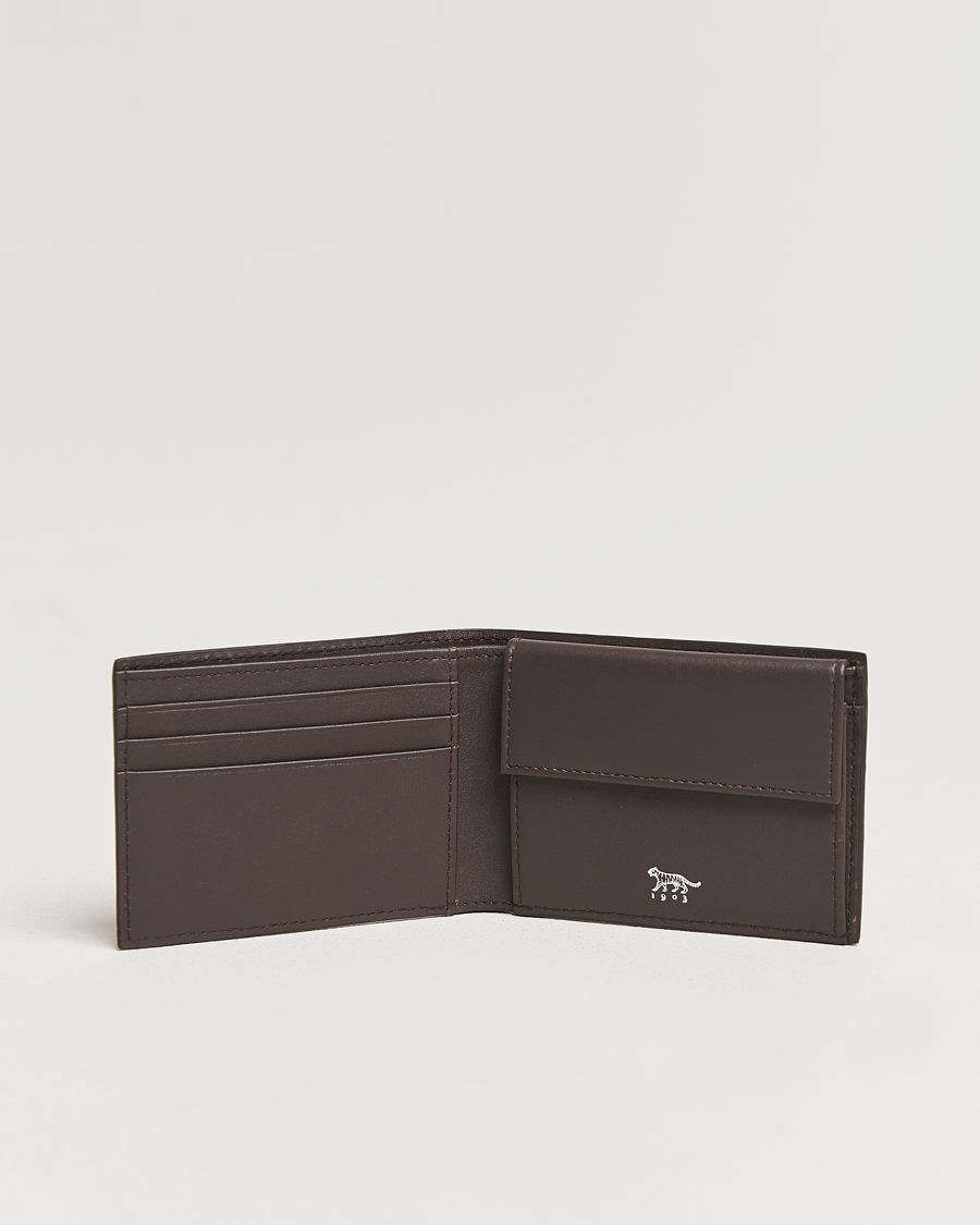 Homme | Tiger of Sweden Wivalius Leather Wallet Dark Brown | Tiger of Sweden | Wivalius Leather Wallet Dark Brown
