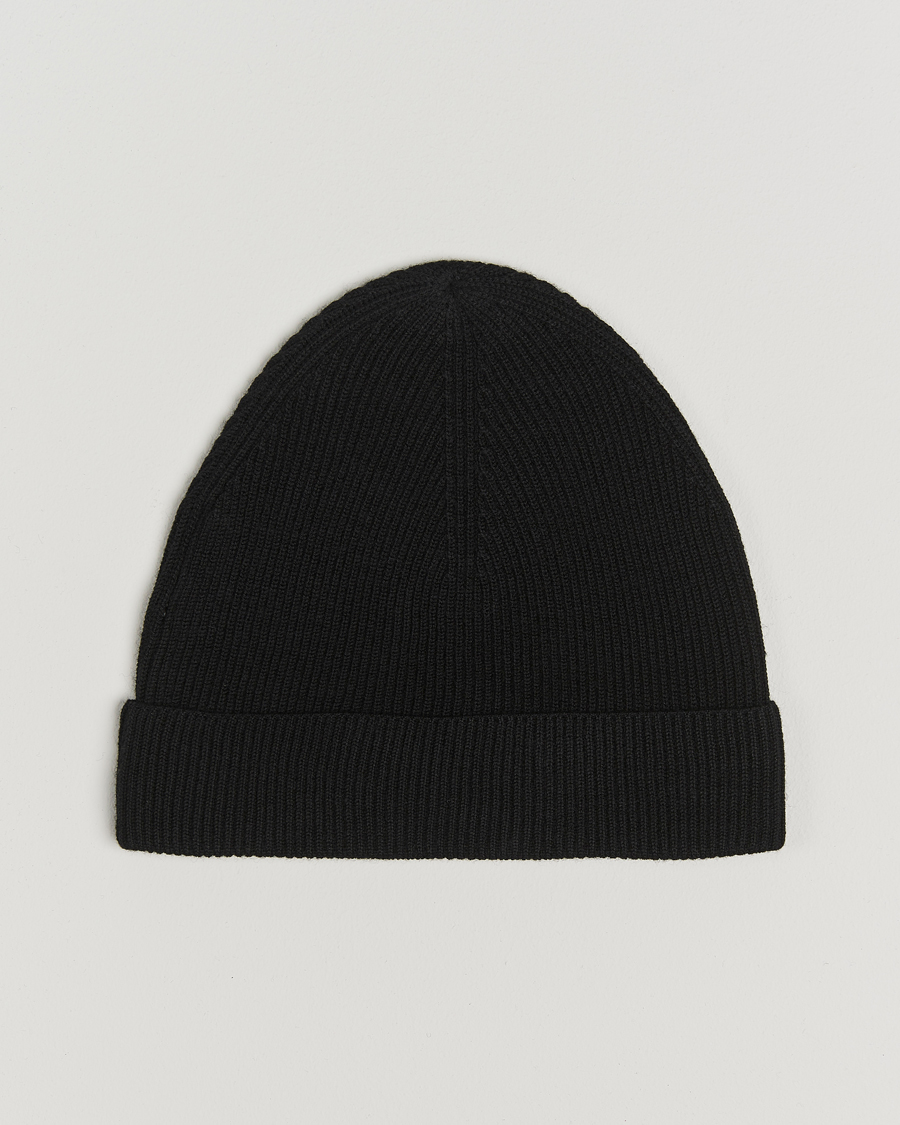 Homme | Tiger of Sweden Caldu Wool Beanie Black | Tiger of Sweden | Caldu Wool Beanie Black