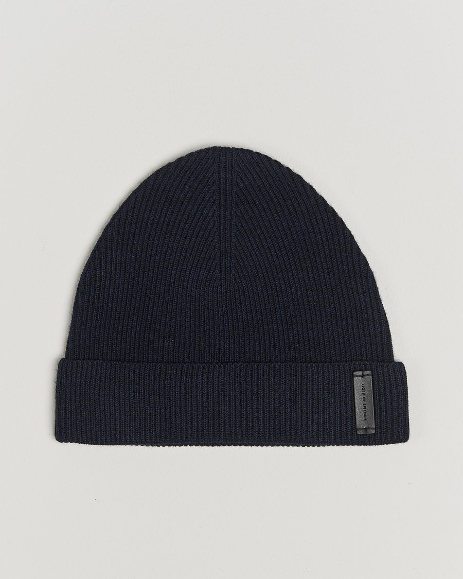 Homme | Tiger of Sweden Caldu Wool Beanie Light Ink | Tiger of Sweden | Caldu Wool Beanie Light Ink