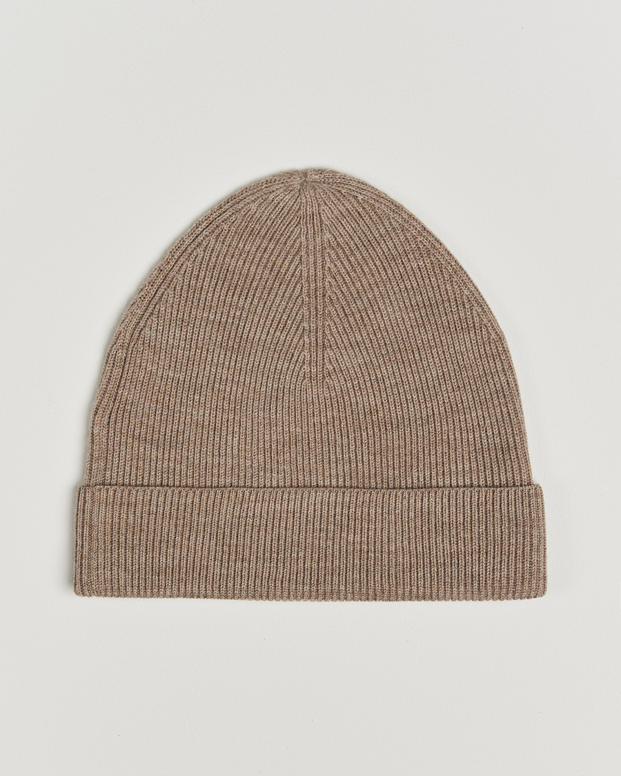 Homme | Tiger of Sweden Caldu Wool Beanie Beige Melange | Tiger of Sweden | Caldu Wool Beanie Beige Melange