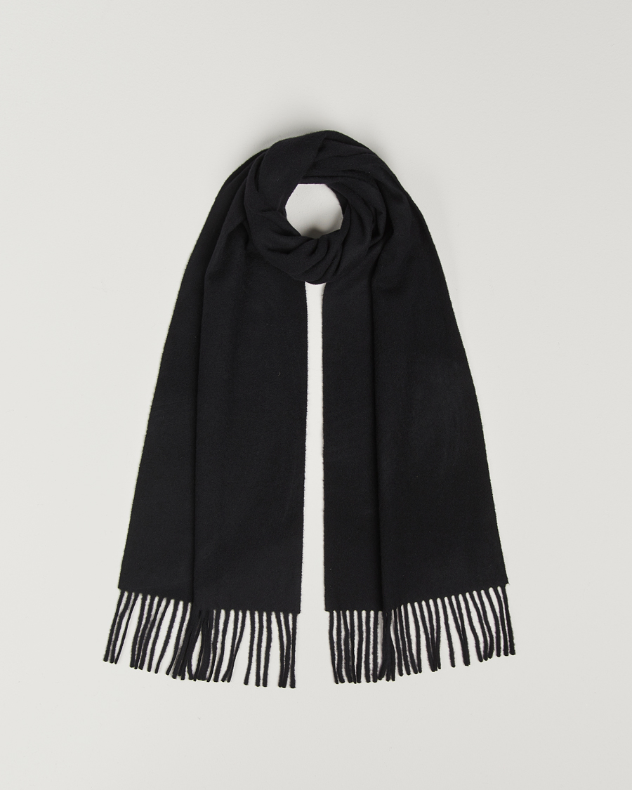 Homme | Tiger of Sweden Sylan Wool Scarf Black | Tiger of Sweden | Sylan Wool Scarf Black