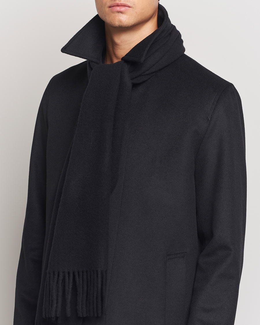 Homme | Tiger of Sweden Sylan Wool Scarf Black | Tiger of Sweden | Sylan Wool Scarf Black