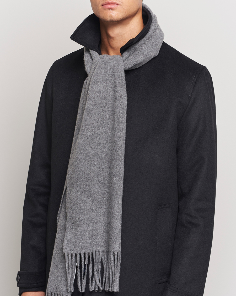 Homme | Tiger of Sweden Sylan Wool Scarf Charcoal | Tiger of Sweden | Sylan Wool Scarf Charcoal