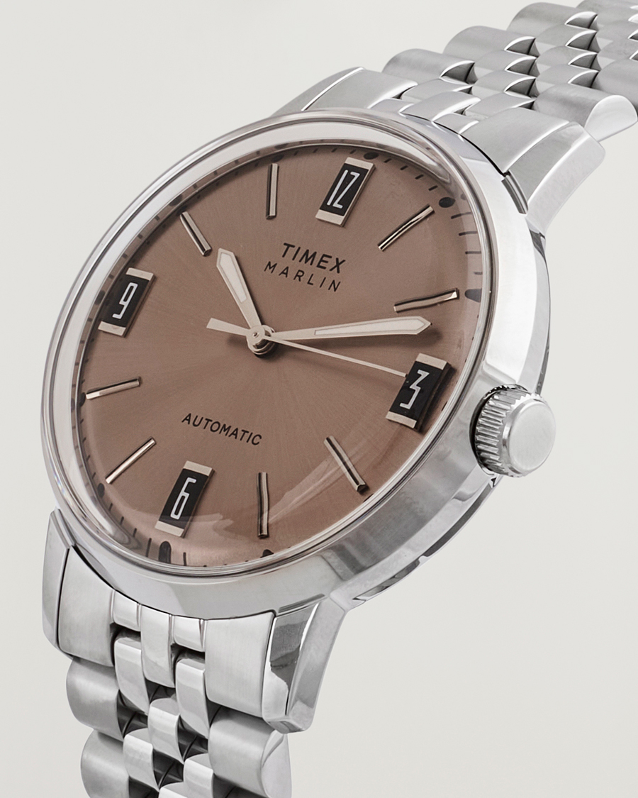 Homme | Timex Marlin Automatic Steel 40mm Silver | Timex | Marlin Automatic Steel 40mm Silver