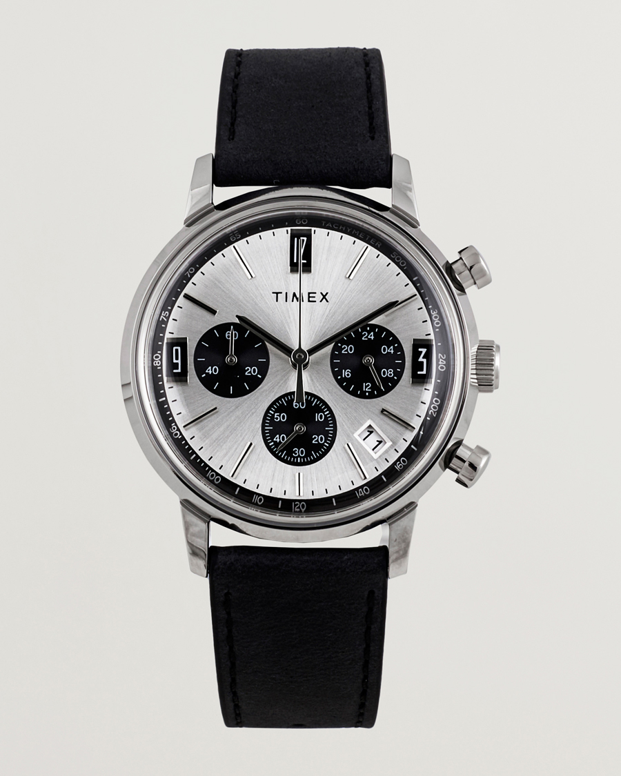 Homme | Timex Marlin Chrono Tachymeter 40mm Silver Dial | Timex | Marlin Chrono Tachymeter 40mm Silver Dial