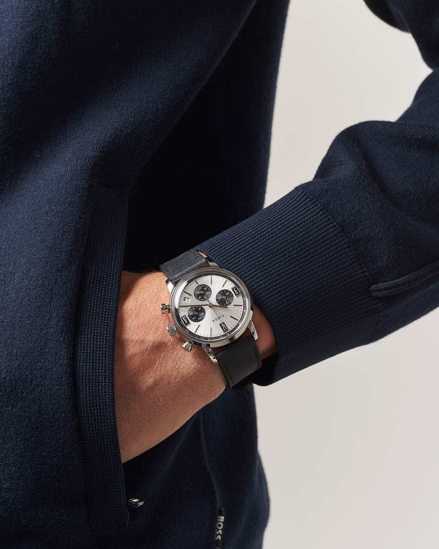 Homme | Timex Marlin Chrono Tachymeter 40mm Silver Dial | Timex | Marlin Chrono Tachymeter 40mm Silver Dial