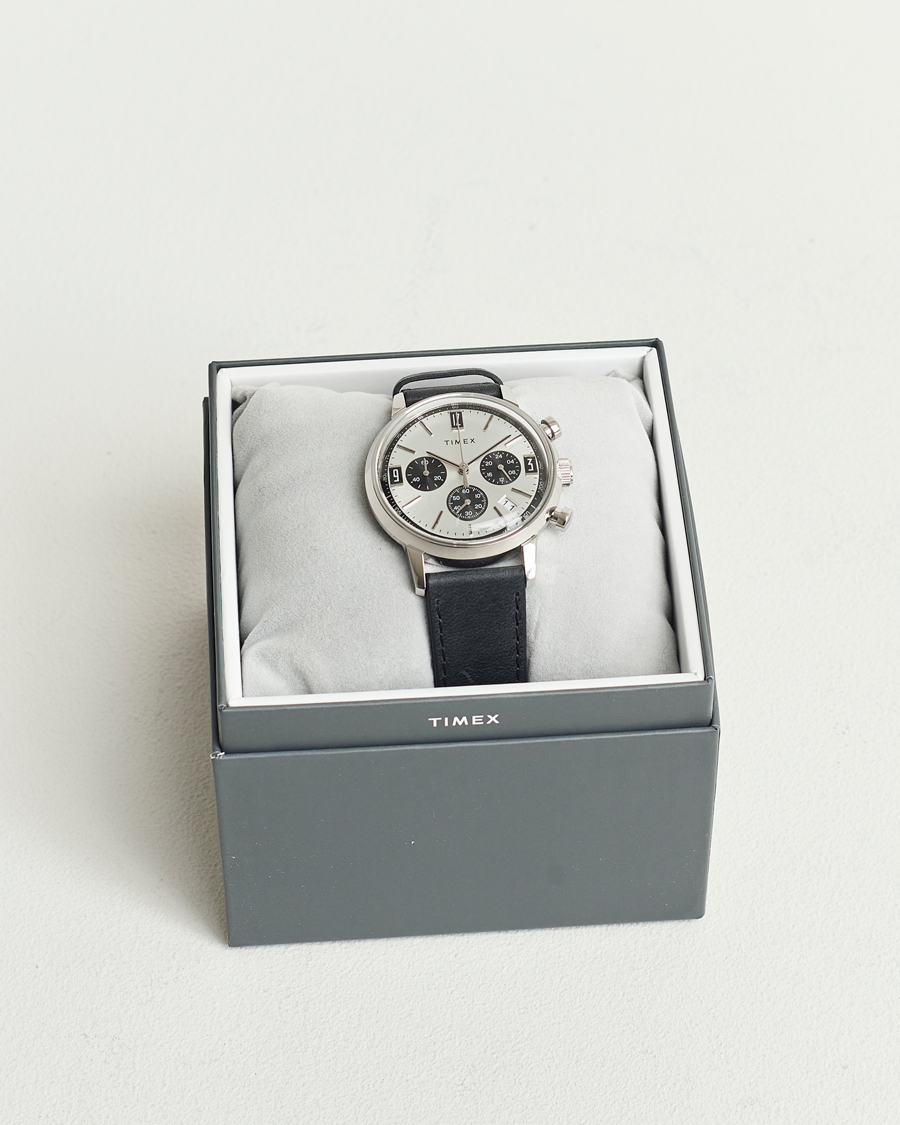 Homme | Timex Marlin Chrono Tachymeter 40mm Silver Dial | Timex | Marlin Chrono Tachymeter 40mm Silver Dial