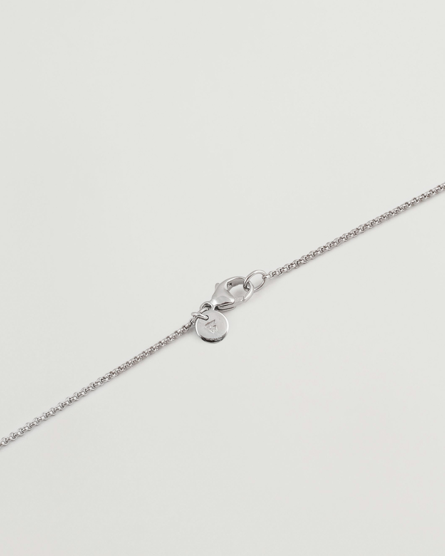 Homme | Bijoux | Tom Wood | Cushion Pendant Onyx Silver