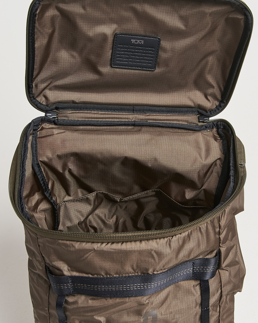 Homme | TUMI Alpha Bravo Packable Backpack Olive | TUMI | Alpha Bravo Packable Backpack Olive