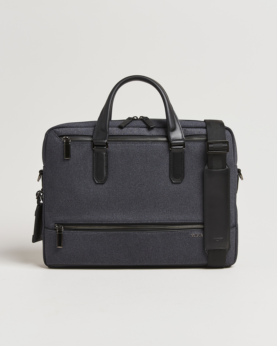 Homme | TUMI Harrison Avondale Top Zip Brief Dark Charcoal | TUMI | Harrison Avondale Top Zip Brief Dark Charcoal
