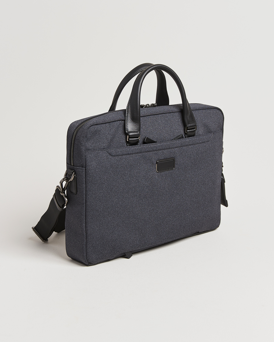 Homme | TUMI Harrison Avondale Top Zip Brief Dark Charcoal | TUMI | Harrison Avondale Top Zip Brief Dark Charcoal