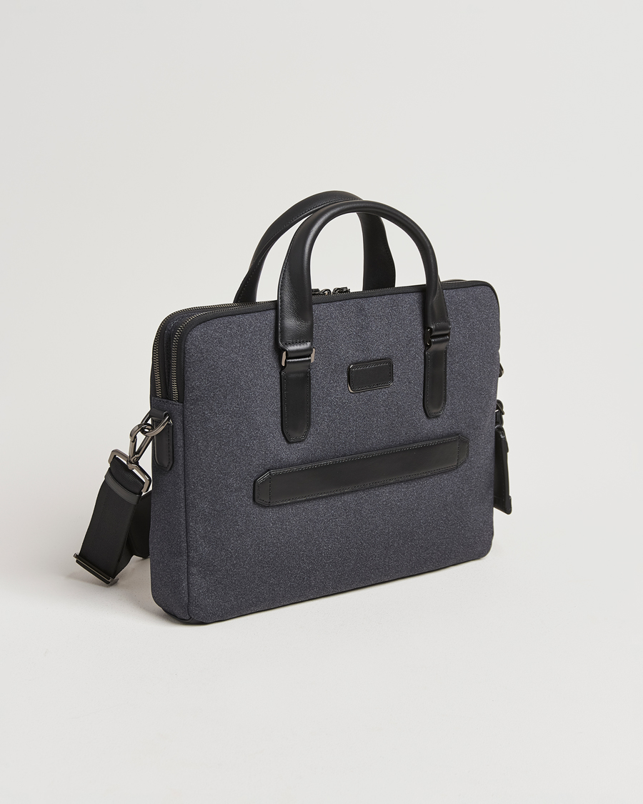 Homme | TUMI Harrison Sycamore Slim Briefcase Dark Charcoal | TUMI | Harrison Sycamore Slim Briefcase Dark Charcoal