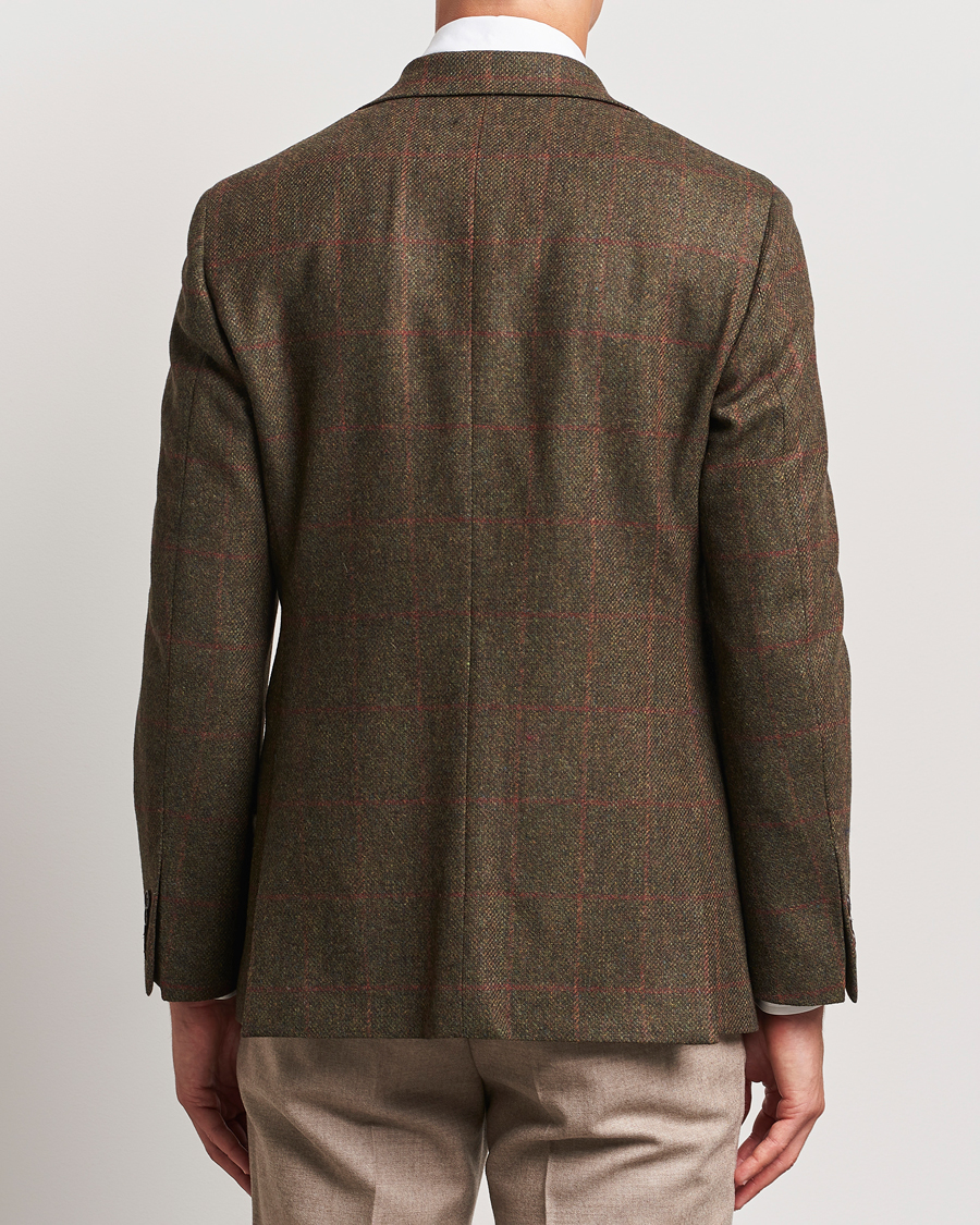 Homme | Blazers | Walker Slater | Edward Lambswool Windowpane Blazer Green