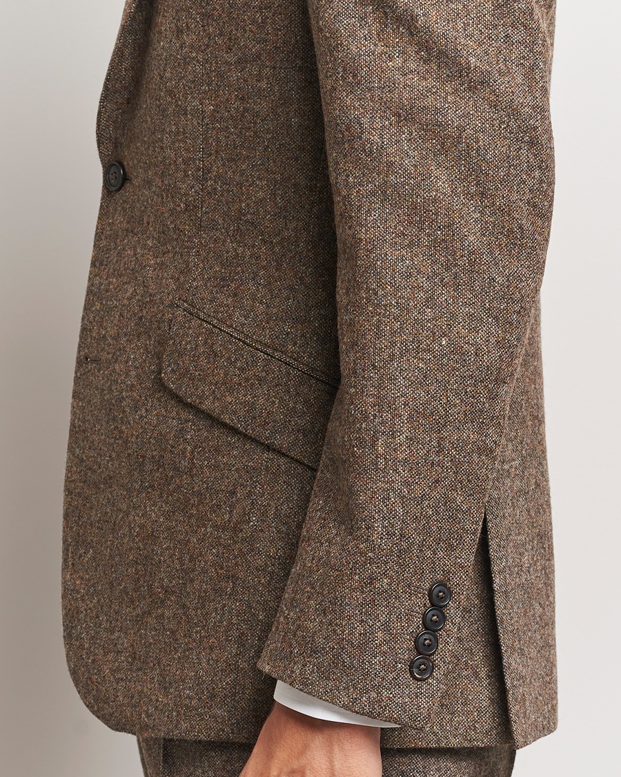 Homme | Blazers | Walker Slater | Edward Wool Donegal Blazer Brown