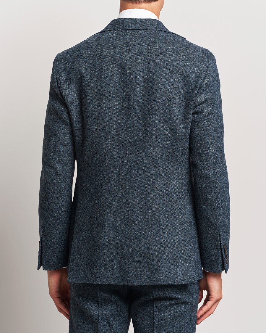 Homme | Blazers | Walker Slater | Edward Wool Donegal Blazer Navy