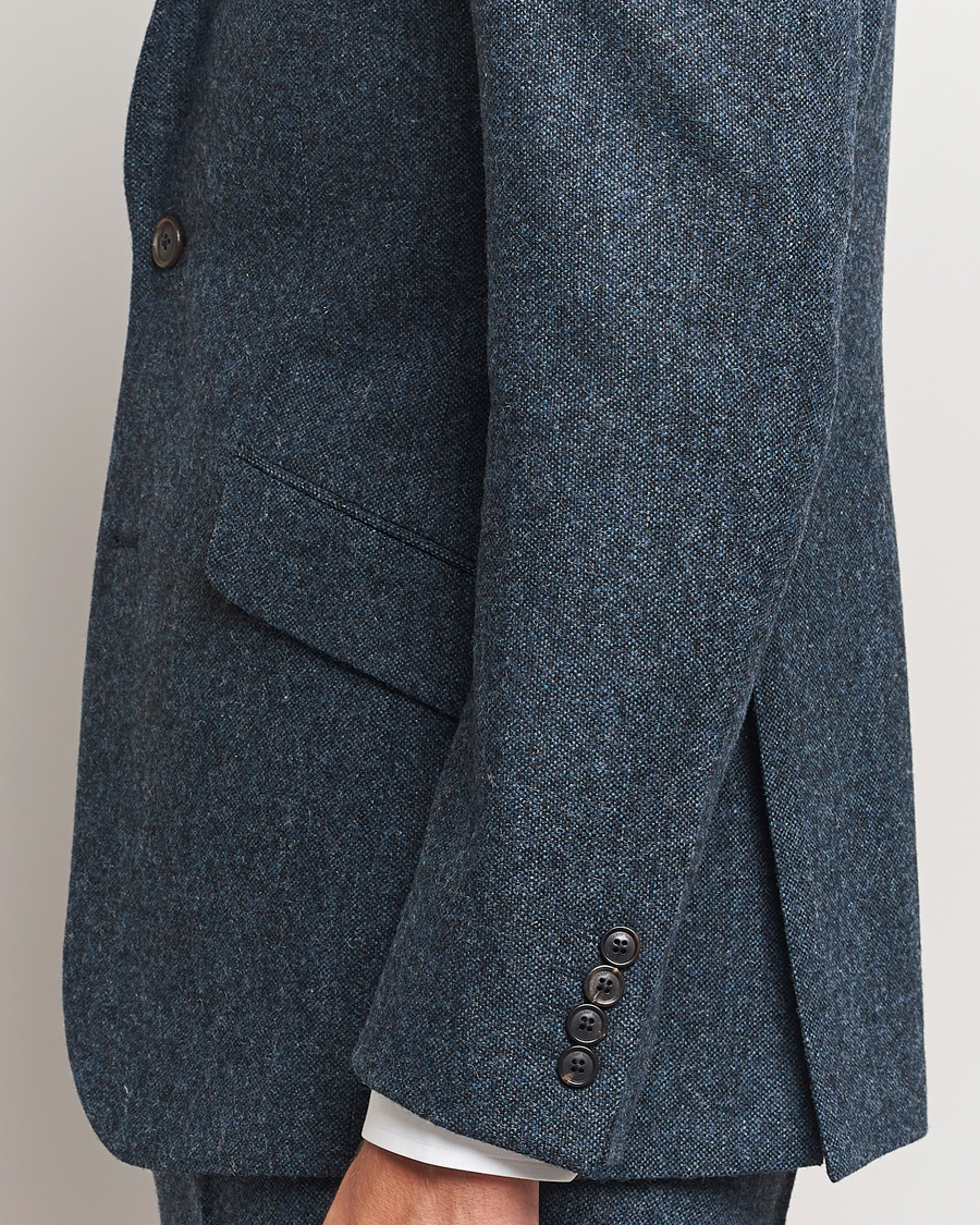 Homme | Blazers | Walker Slater | Edward Wool Donegal Blazer Navy