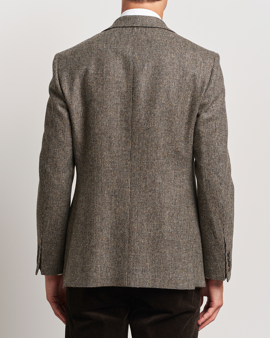 Homme | Blazers | Walker Slater | Edward Lambswool Pepita Blazer Brown