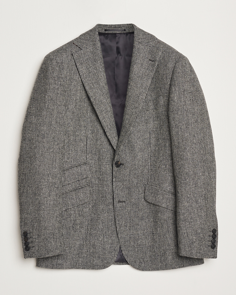 Homme | Blazers | Walker Slater | Edward Lambswool Pepita Blazer Grey/Black