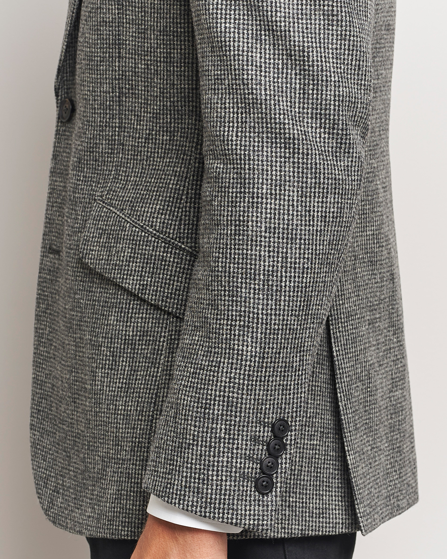 Homme | Blazers | Walker Slater | Edward Lambswool Pepita Blazer Grey/Black